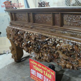 Sập Thờ Gỗ Gụ Mai Điểu