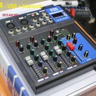 Mixer F4 USB Bluetooth-mẫu 2019