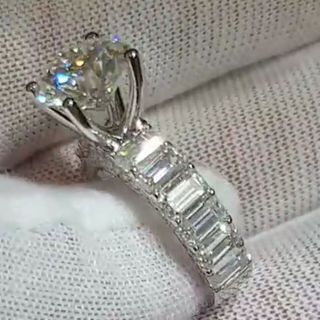 Kim Cương cao cấp Moissanite Mỹ 8.1 li