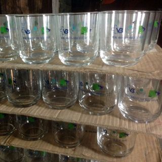 cốc thủy tinh bán sỉ có in logo