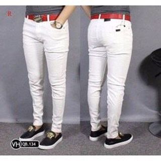 Quần Jean nam trắng trơn Sỉ Sll Bao giá toàn quốc