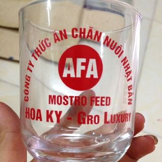 cốc thủy tinh giá rẻ có in logo