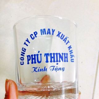 cốc thủy tinh giá rẻ có in logo