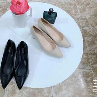 Giày Bít 5p gót tròn dễ đi lót mút êm mềm