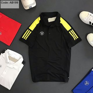Thun nam cổ bẻ thể thao giá sỉ