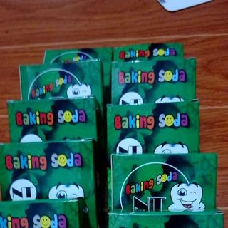 Baking soda mix bạc hà