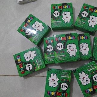 Baking soda mix bạc hà