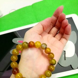 chuỗi đeo tay phong thủy hạt đá mắt mèo 10li hàng siêu đẹp y hình nha