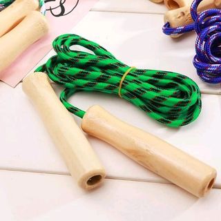 đồ chơi nhảy dây cán gỗ
