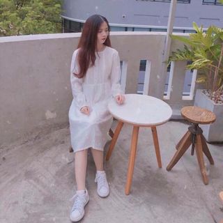 Đầm Công Chúa tay dài