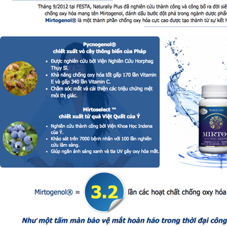 SUPER LUTEIN MIRTO - Bổ sung dưỡng chất toàn diện cho cơ thể