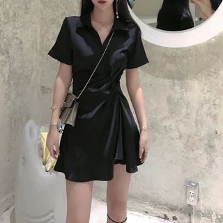 Đầm Bóng tay ngắn