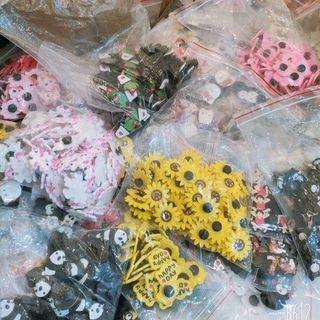 jitbitz - sticker - charm - nút gắn dép sục dép cá sấu Crocs