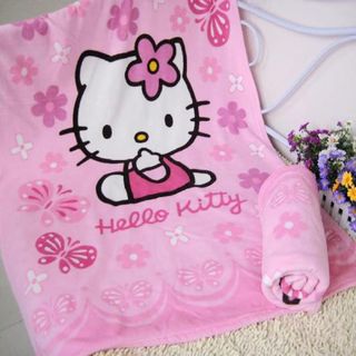 Chăn lông cừu in hình siêu nhẹ