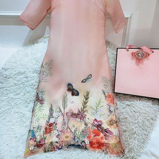sỉ buôn áo dài cách tân cho mẹ và bé cao cấp oganza