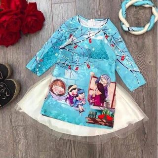 sỉ buôn áo dài cách tân bé gái mẫu tết mới