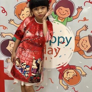 sỉ buôn áo dài cách tân bé gái mẫu tết mới