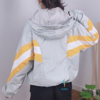 Áo khoác dù tay dơi 3 sọc