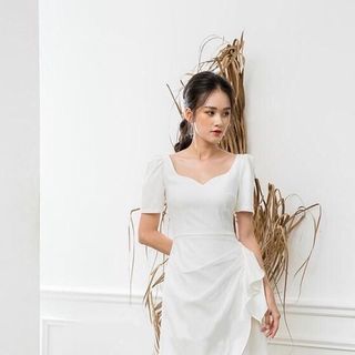 Đầm Dự Tiệc Nhúng Ren