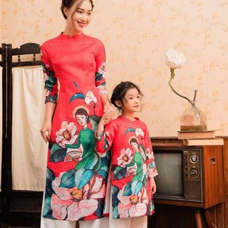 sỉ buôn áo dài cách tân cho bé gái 12-35kg giá tại xưởng