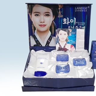 La-neige Xanh 5in1 Bộ mỹ phẩm trắng da trị nám cao cấp