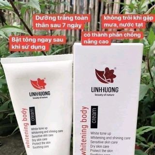 whitening body cream linh hương