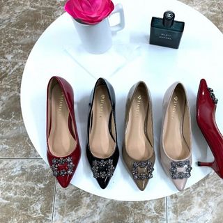 Giày cao gót nơ xinh hợp thời trang