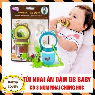 Sỉ túi nhai ăn dặm Gb baby