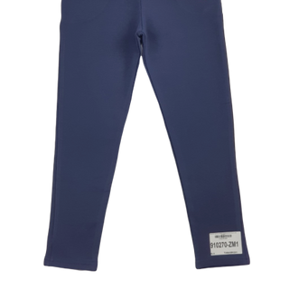 910270-ZM1- Quần leg cotton bé gái dài thêu râu mèo màu than size nhỡ 8t-11t ri4