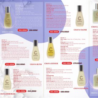 Tinh dầu nước hoa chava