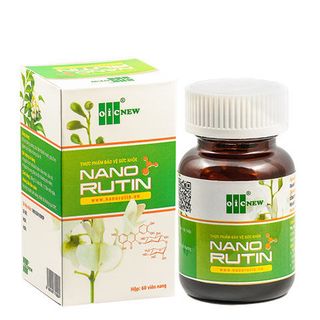 NANO RUTIN OIC KHÔNG LO BỆNH TRĨ VÀ GIÃN TĨNH MẠCH LỌ 60 VIÊN