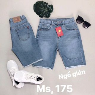 Quần ngố jeans rách ngang