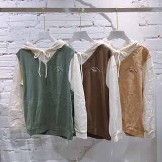 HOODIE GIẢ 2 LỚP THẮT NƠ CỰC XINH