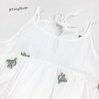 ÁO BABY DOLL 2 DÂY THÊU XƯƠNG RỒNG
