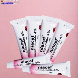 Gel Niacef 4 Gel Niacinamide 4 Gel Vitamin B3 4