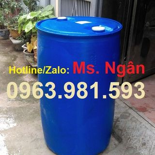 Thùng phuy nhựa trồng cây thùng phuy nhựa làm bè thùng phuy nhựa đựng hóa chất thùng phuy nhựa đựng thực phẩm