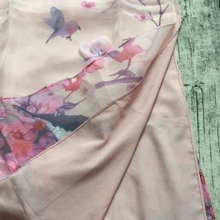 Áo dài organza kết hoa voan và cườm