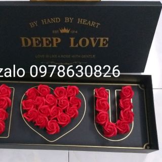 Hộp hoa hồng sáp thơm I love you cao cấp giá sỉ