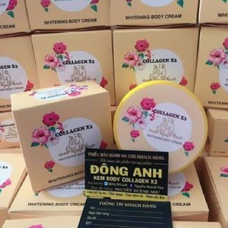 Kem dưỡng trắng da body Colagen X3 300g giá sỉ