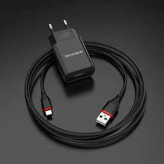 BOROFONE - Bộ Cóc Cáp Sạc BA20A - Cổng Lightning 21A EU