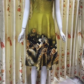 Đầm xoè chân bông