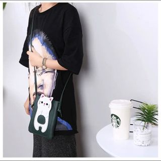 Túi đeo chéo đựng điện thoại hình mèo có nhiều màu