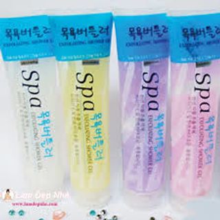 Tẩy da chết spa Exfoliating Shower Gel