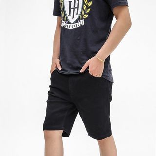 Jeans Short Màu Đen Cao Cấp