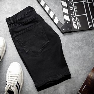 Jeans Short Màu Đen Cao Cấp