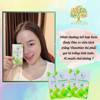 Viên Kích Trắng Hathacha X10 Vitawhite 🧪79k