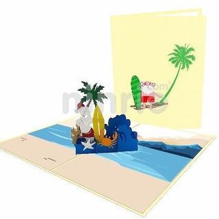 Thiệp nổi Giáng sinh độc đáo - thiệp 3D cho sinh nhật giáng sinh 20/10 Thiệp cưới quà lưu niệm