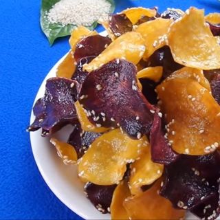 KHOAI LANG CHIÊN MẬT ONG VÀ BƠ