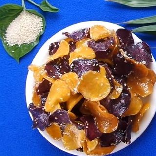 KHOAI LANG CHIÊN MẬT ONG VÀ BƠ