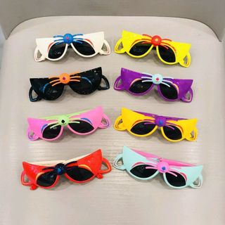 Kính mèo gọng dẻo gấp gọn cho bé